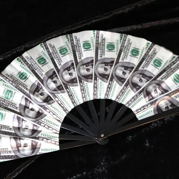 💸 “Secure the Bag” Money Print Fan – Big Boss Energy! 💅 - Picture 2 of 2